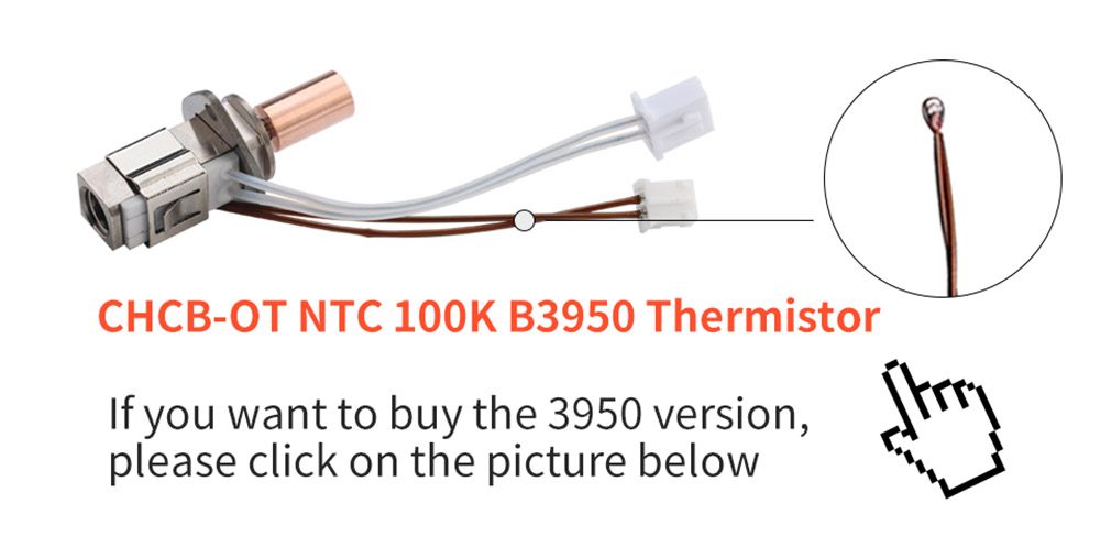 Trianglelab PT1000 CHCB-OT Hotend Kit, with ZS MK8 Plus 0.6mm Nozzle, for K1/K1 Max, Ender-3 V3 KE/Ender-3 V3 SE