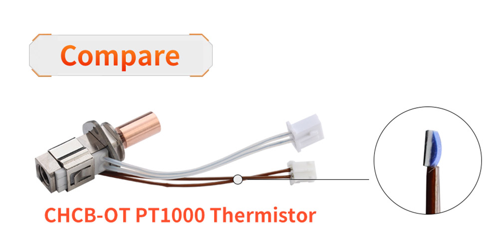 Trianglelab PT1000 CHCB-OT Hotend Kit, with ZS MK8 ST 0.4mm Nozzle, for K1/K1 Max, Ender-3 V3 KE/Ender-3 V3 SE