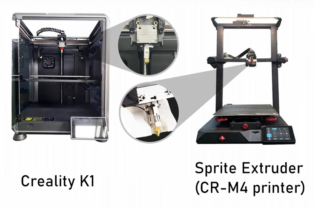 Trianglelab PT1000 CHCB-OT Hotend Kit, with ZS MK8 ST 0.4mm Nozzle, for K1/K1 Max, Ender-3 V3 KE/Ender-3 V3 SE