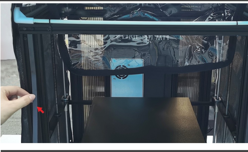 Zonestar Z9V5MK6 3D Printer Enclosure, with Fireproof Dustproof Constant Temperature Function