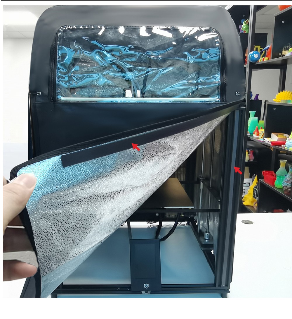 Zonestar Z9V5MK6 3D Printer Enclosure, with Fireproof Dustproof Constant Temperature Function