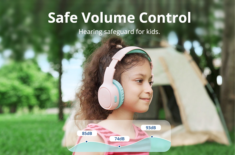 Tronsmart KH02 Wireless Kids Headphones - Pink