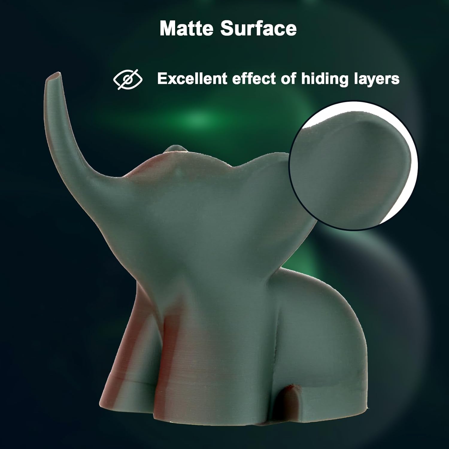 4kg ERYONE Matte PLA Filament - (1kg Rose Pink and Sage + 1kg Blue and White + 1kg Pink and Blue + 1kg Pink and Matte White)