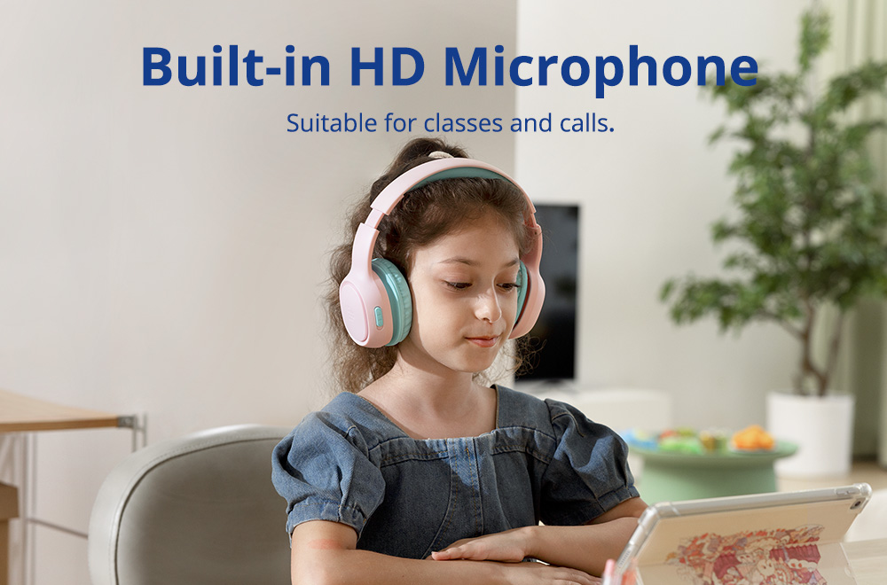 Tronsmart KH02 Wireless Kids Headphones - Pink