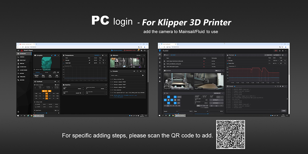 Mintion Beagle V2 3D Printer Camera, Support Klipper, 1080P Video Resolution, Manual Focus, WiFi Remote Control, Auto Time-Lapse Video, Electronic Zoom, Night Vision, PC/Mobile Connection