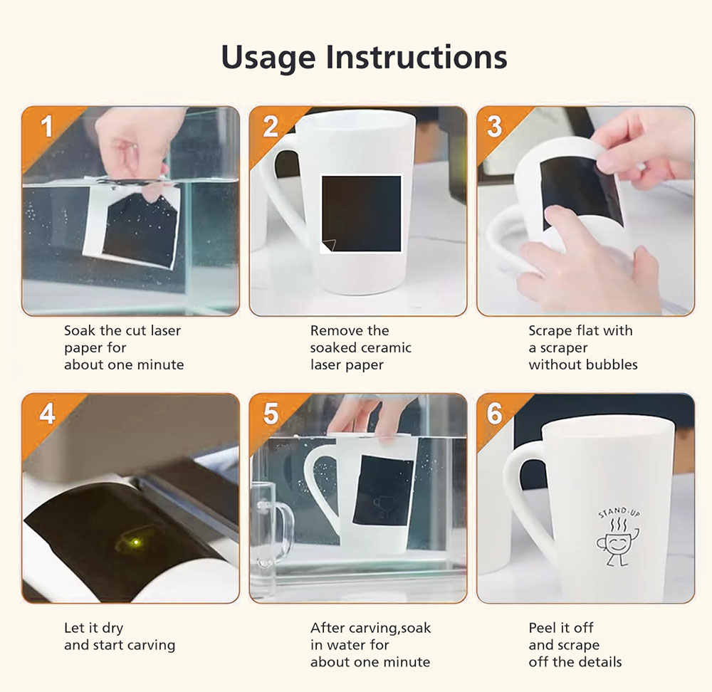 10pcs Laser Carved Colored Paper for Laser Engraving Machine