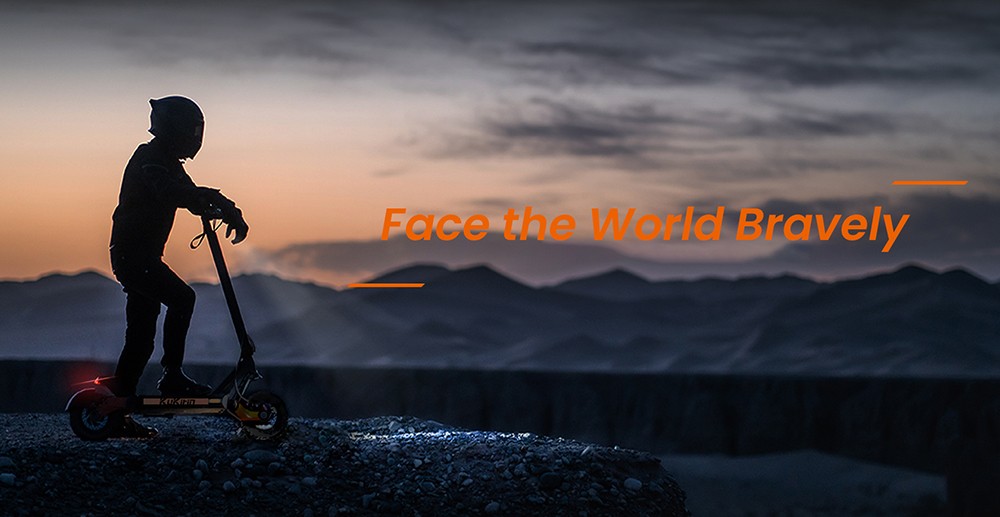 KuKirin G3 Adventurers Electric Scooter 10.5 Inch Off-road 1200W Rear Motor 52V 18Ah Lithium battery Max Speed 50KM/H Touchable Display Control Panel TPU Suspension System IPX4