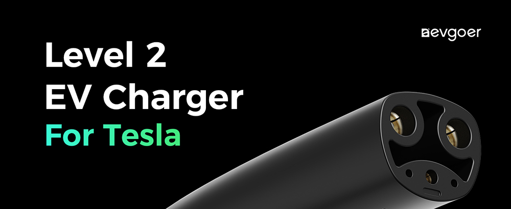 EG Evgoer EV Charger, Level 2 32 Amp, 16FT Cable, NEMA14-50 Plug, Adjustable Current, IP66 Waterproof, for All Tesla Models