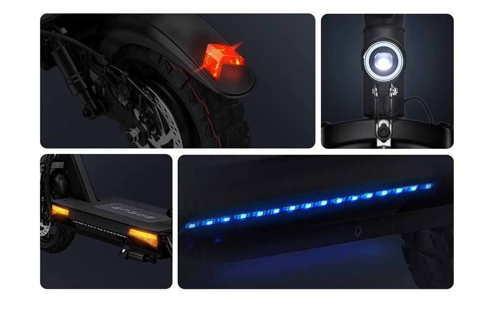 ENGWE S6 Electric Scooter 10 Inch Off-Road Tire 500W (PEAK 700W) Brushless Motor 45Km/h Max Speed 48V 15.6Ah Battery for 70KM 120KG Load IPX4 Waterproof with Seat