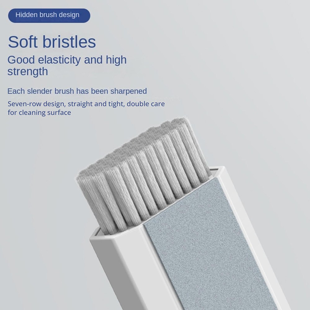 8-in-1 Multifunctional Electronic Cleaning Kit, Keyboard Headphones Laptop Phone Screen Cleaning Tool - White