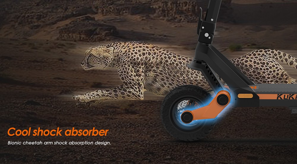 KuKirin G3 Adventurers Electric Scooter 10.5 Inch Off-road 1200W Rear Motor 52V 18Ah Lithium battery Max Speed 50KM/H Touchable Display Control Panel TPU Suspension System IPX4