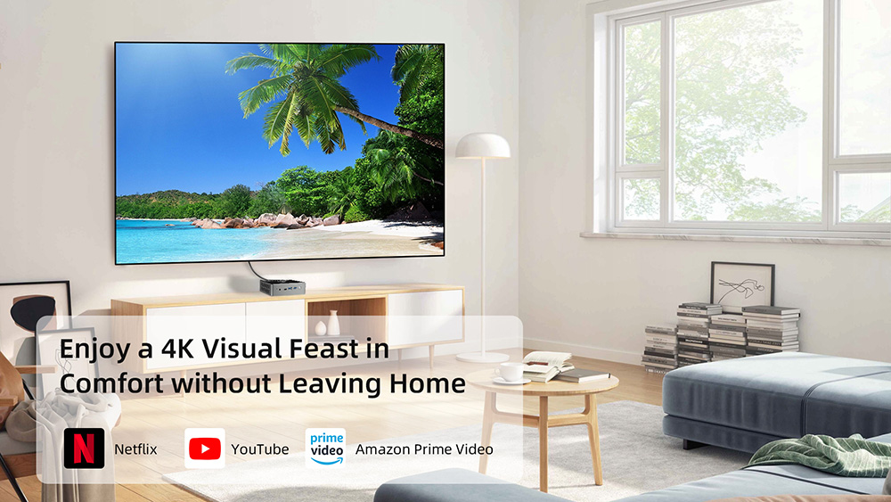 BMAX B8 Power Mini PC, Intel Core i9-12900H 14 Cores Max 5.0GHz, 24GB LPDDR5 RAM 1TB SSD, 2*HDMI 2.1 + Type-C 4K@60Hz Triple Screen Display, Support Dynamic HDR, WiFi 6 Bluetooth 5.2, 2*USB 3.2 2*USB 2.0 1*RJ45 1*3.5mm Headset Jack