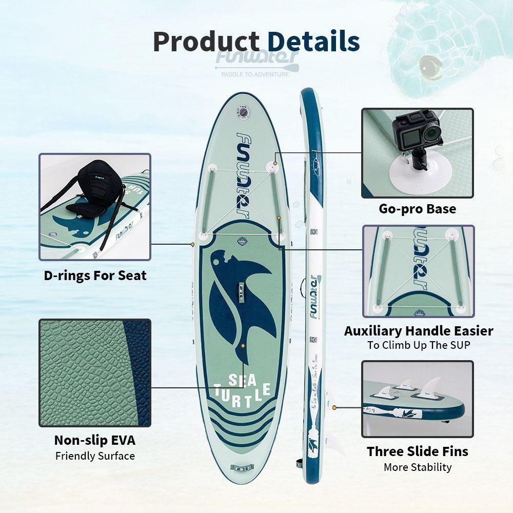 FunWater SUPFW09C Stand Up Paddle Board 320*84*15cm