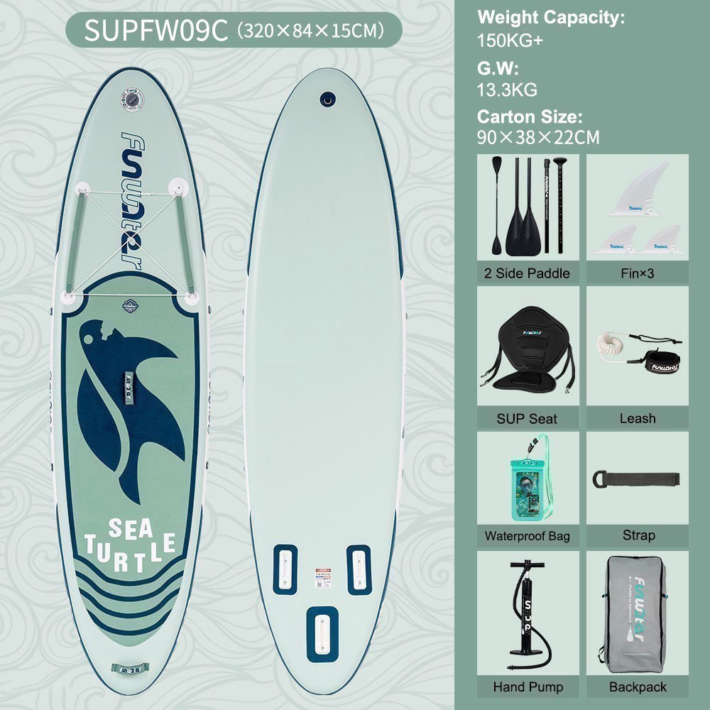 FunWater SUPFW09C Stand Up Paddle Board 320*84*15cm
