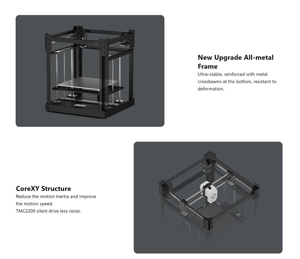 QIDI TECH X-Plus 3 3D Printer, Auto Levelling, 600mm/s Printing Speed, Flexible HF Board, Chamber Circulation Fan, Filament Detection, Dryer Box, 280*280*270mm