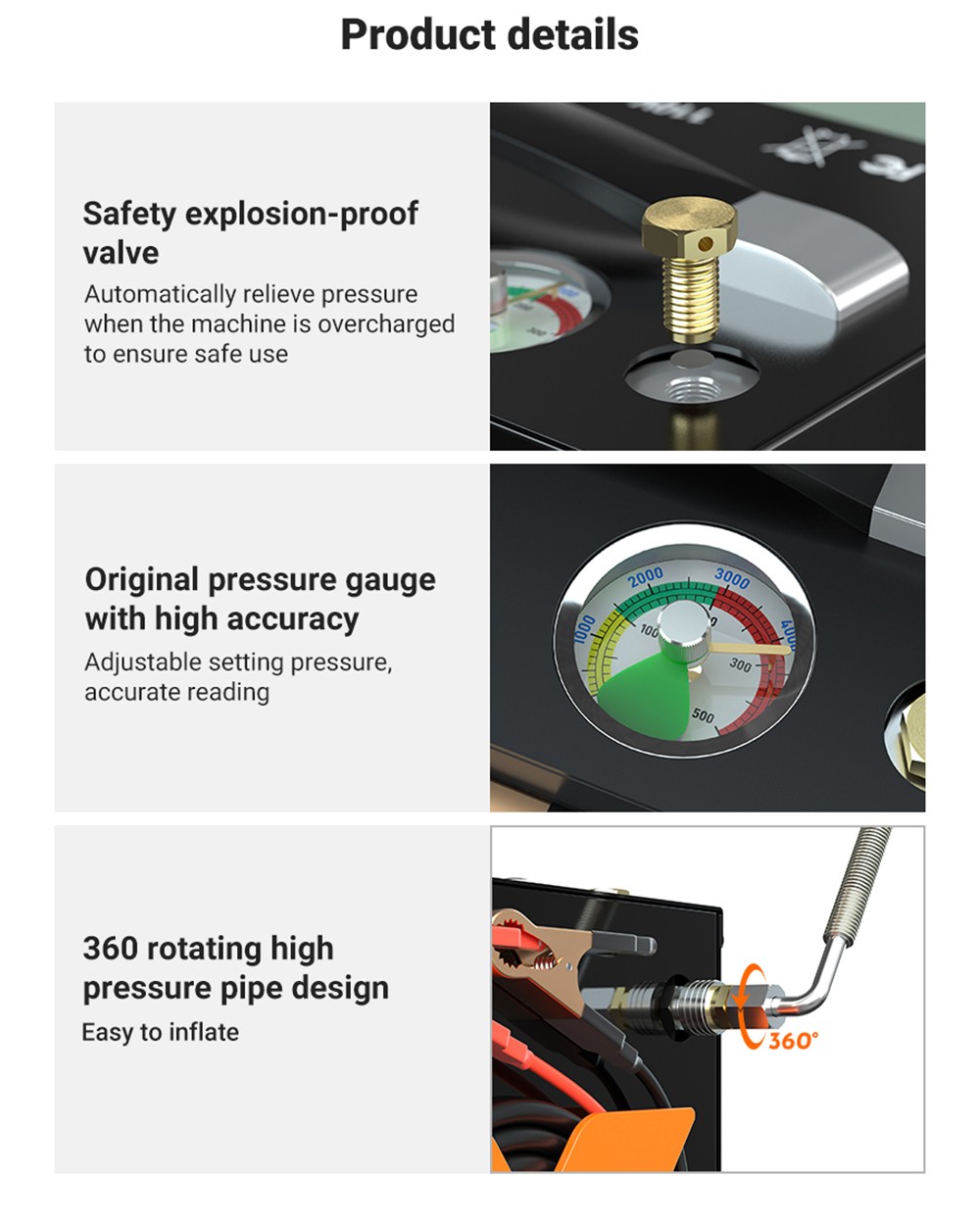 SMACO Portable High-Pressure 4500Psi Electric Air Compressor