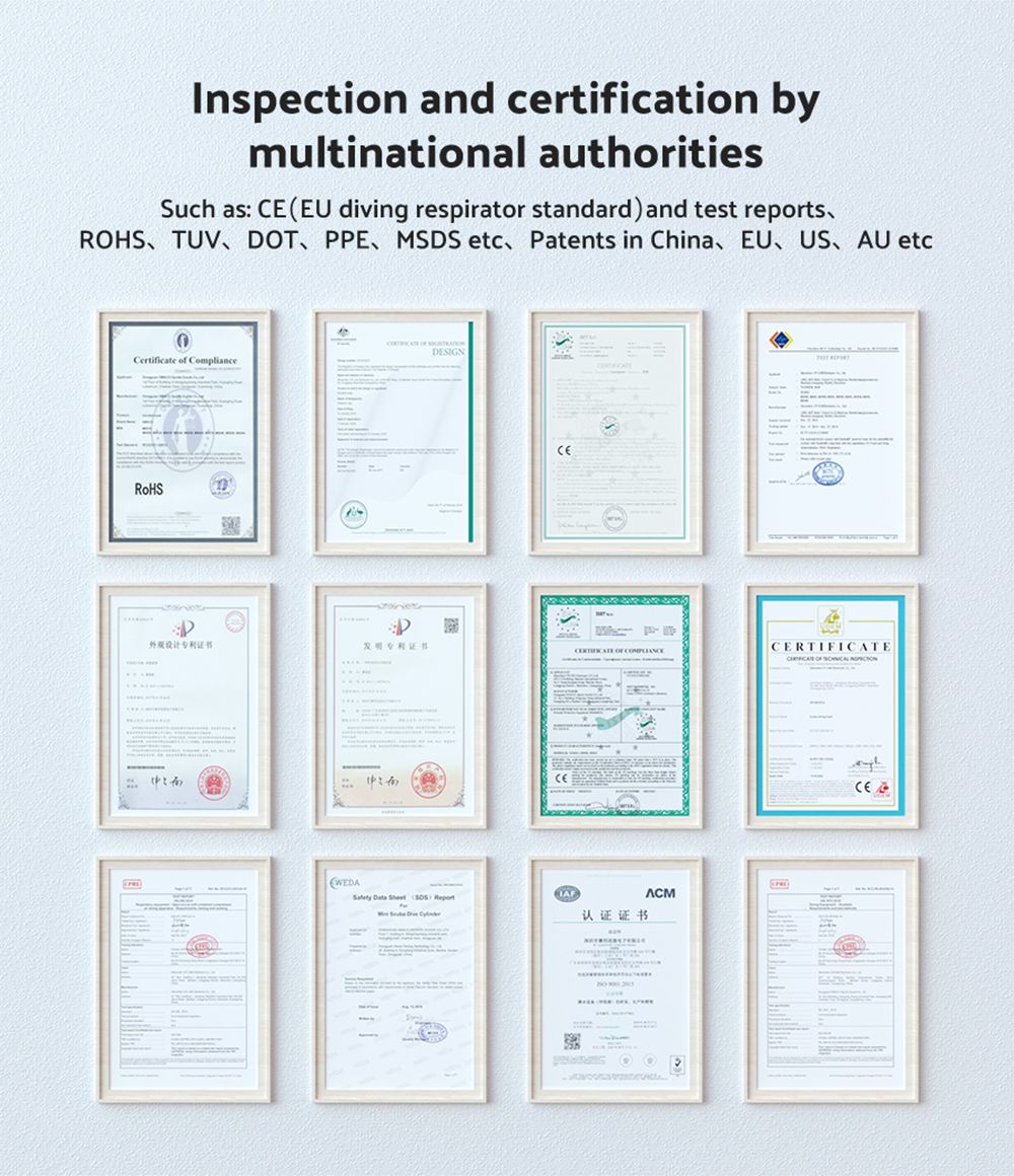 SMACO S700 Plus 2L Scuba Tank - Green