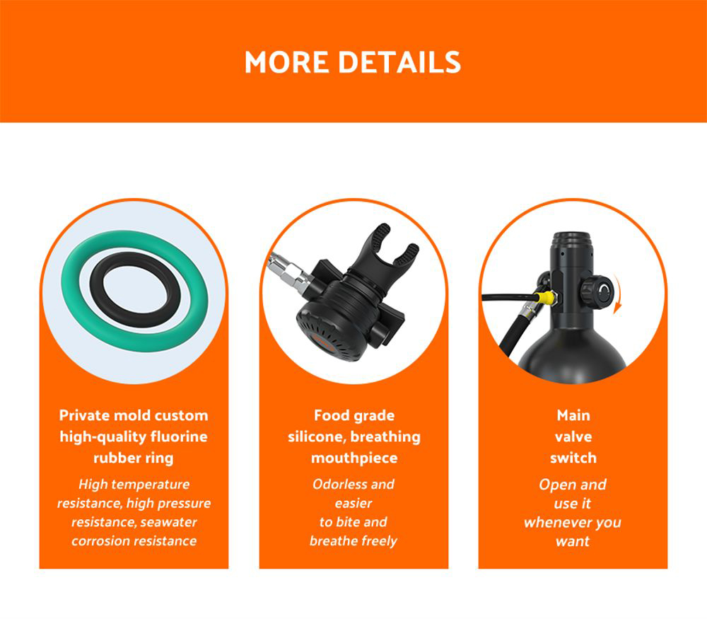 SMACO S700 Plus 2L Scuba Tank - Green