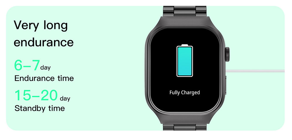 T15 Plus Smartwatch, 2.01-inch Curved Full Touch Screen, Bluetooth Calling, Health Monitoring, Al Voice Assistant, 100+ Sport Modes - Black Frame, Steel Strap