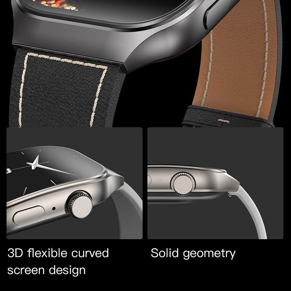 T15 Plus Smartwatch, 2.01-inch Curved Full Touch Screen, Bluetooth Calling, Health Monitoring, Al Voice Assistant, 100+ Sport Modes - Black Frame, Steel Strap