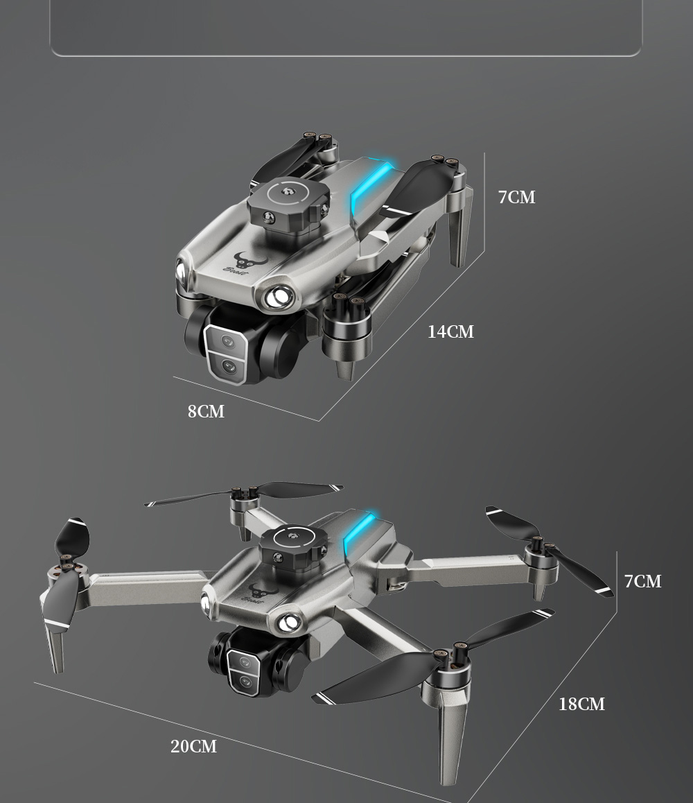 ZLL SG109MAX RC Drone, Electrically Adjustable Camera, Intelligent Obstacle Avoidance, Optical Flow Hover - 2 Batteries