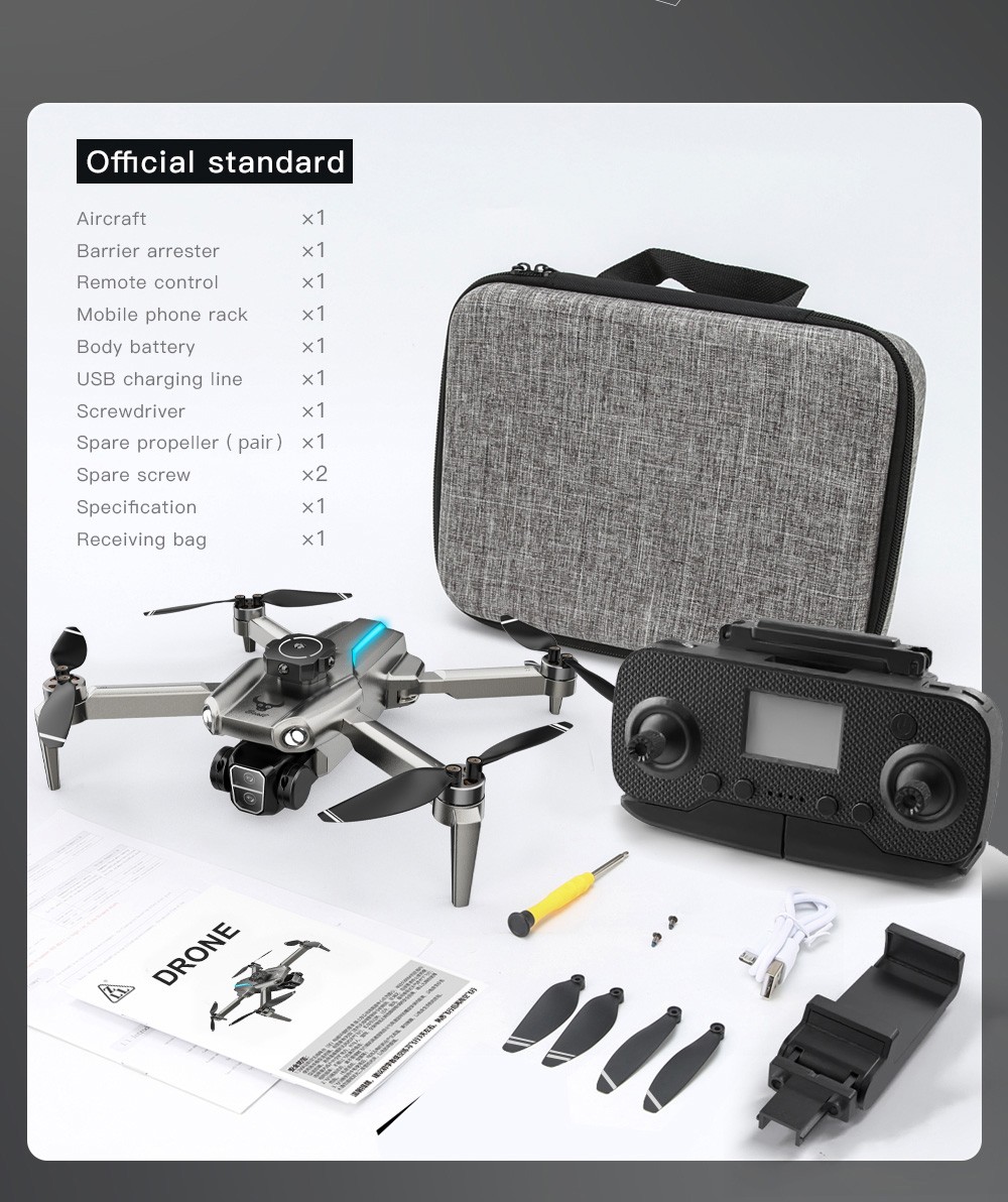 ZLL SG109MAX RC Drone, Electrically Adjustable Camera, Intelligent Obstacle Avoidance, Optical Flow Hover - 2 Batteries