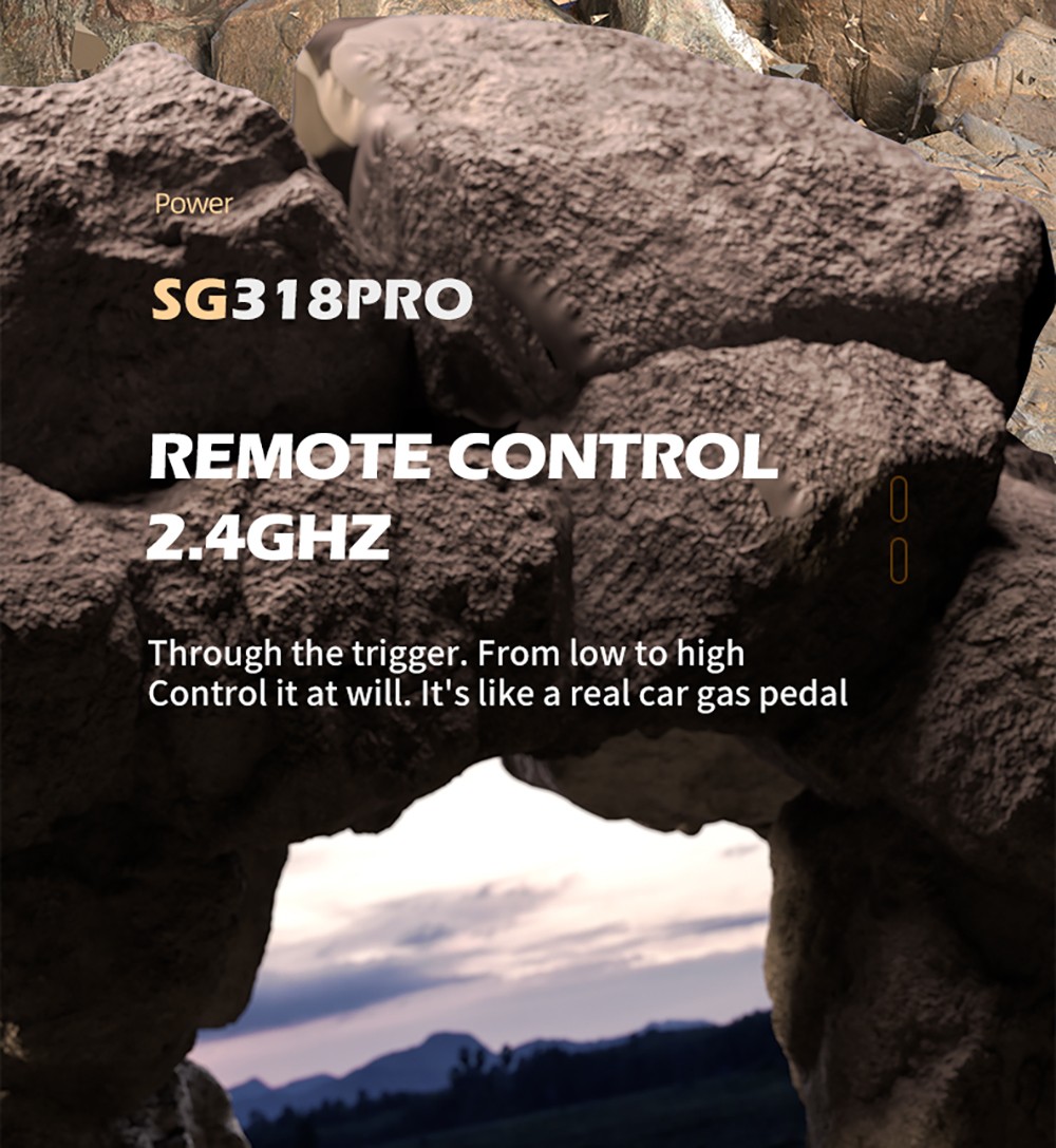 ZLL SG318 Pro 1/20 2.4G 4WD Brushed RC Car - 3 Batteries
