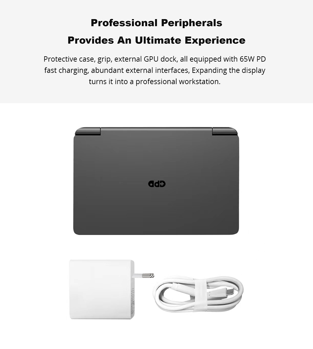 (2024 Version) GPD WIN Mini 7-inch Handheld Game Console, AMD Ryzen 7 8840U, 120Hz, Support VRR, 32GB RAM 2TB SSD, Support USB4 & Graphics Card Expansion Dock, Full-Featured Type-C 65W Charging, 1*MicroSD Card Reader, 1*USB3.2 Type-C 1*USB3.2 Type-A