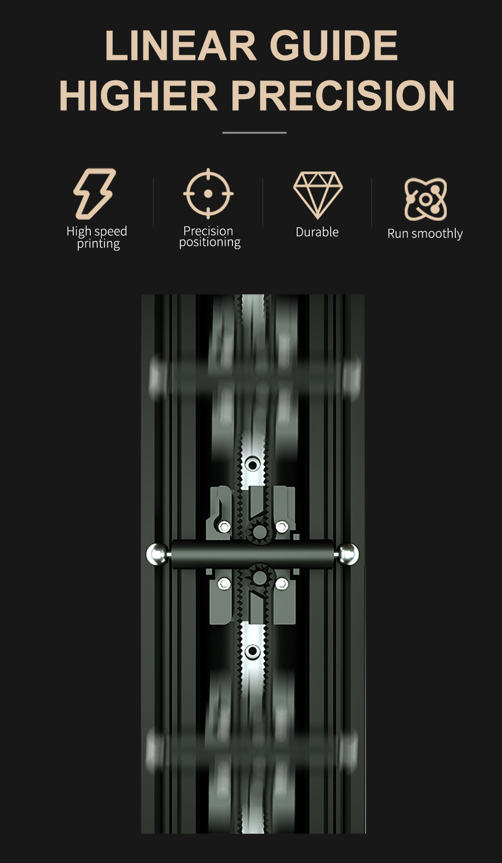 Imprimante 3D FLSUN SR Delta, pré-assemblée, extrudeuse à double entraînement, nivellement automatique, impression rapide de 200 mm/s, écran tactile capacitif, 260 mm x 260 mm x 330 mm
