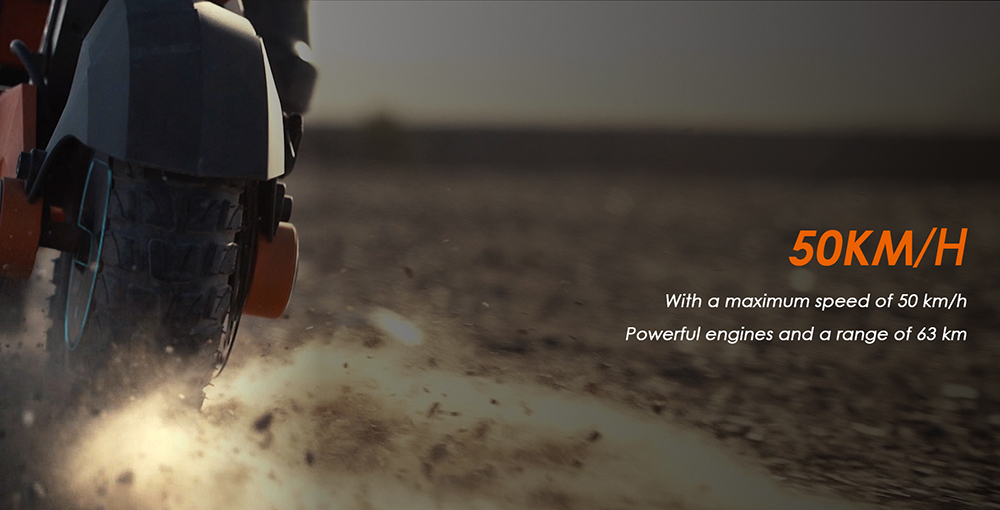 KuKirin G3 Adventurers Electric Scooter 10.5 Inch Off-road 1200W Rear Motor 52V 18Ah Lithium battery Max Speed 50KM/H Touchable Display Control Panel TPU Suspension System IPX4