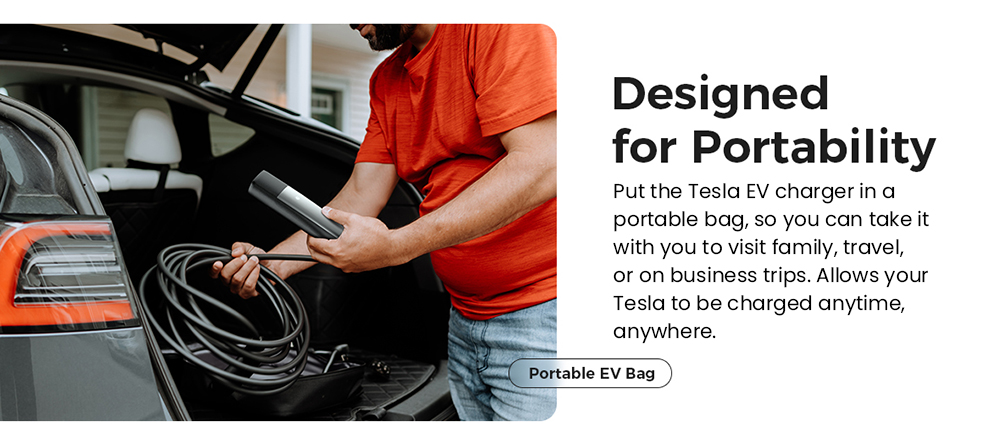 EG Evgoer EV Charger, Level 2 40 Amp, 16FT Charging Cable, 14-50P NEMA, Schedule Time & 8-40A Adjustable Current, for All Tesla Models