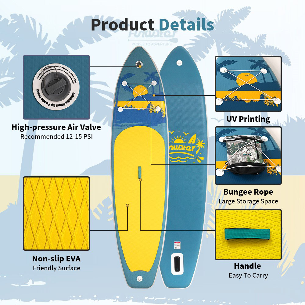 FunWater SUPFW30A Stand Up Paddle Board 335*88*15cm