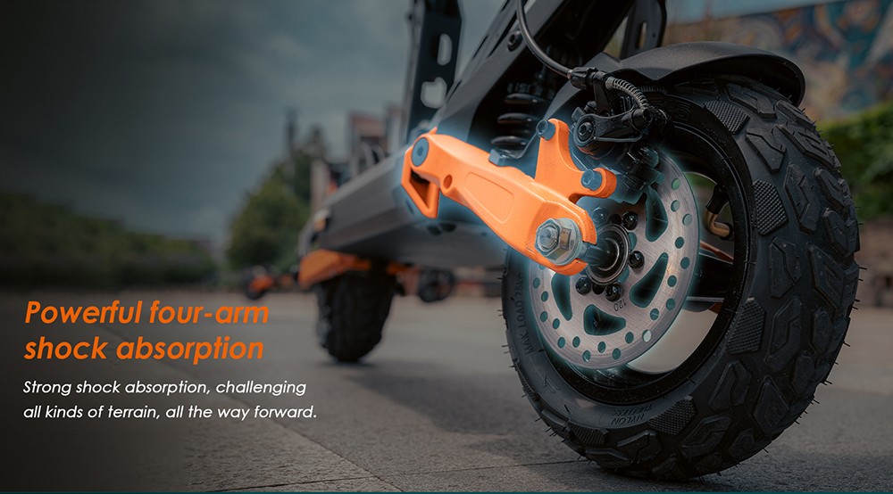 KuKirin G2 Pro Elektroroller Version 2024, bürstenloser 600-W-Motor, 48-V-15,6-Ah-Akku, 9-Zoll-Vakuumreifen aus Gummi, 45 km/h Höchstgeschwindigkeit, 58 km Reichweite, Doppelscheibenbremsen, Federstoßdämpfer, abnehmbarer Sitz