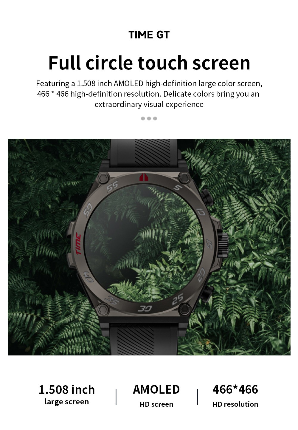 LOKMAT TIME GT 2-in-1 Smartwatch with TWS Earphones, 1.508 AMOLED HD Screen, 24-hour Health Monitoring, Al Voice, 100+ Sports Modes