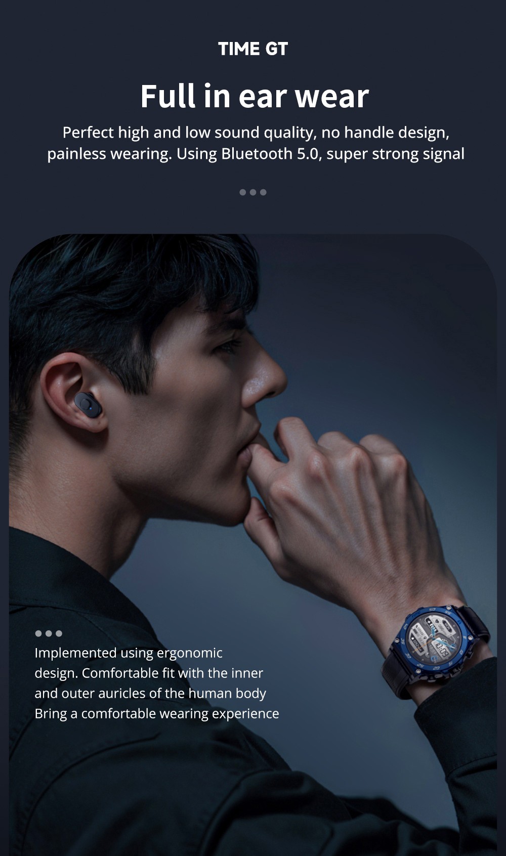 LOKMAT TIME GT 2-in-1 Smartwatch with TWS Earphones, 1.508 AMOLED HD Screen, 24-hour Health Monitoring, Al Voice, 100+ Sports Modes