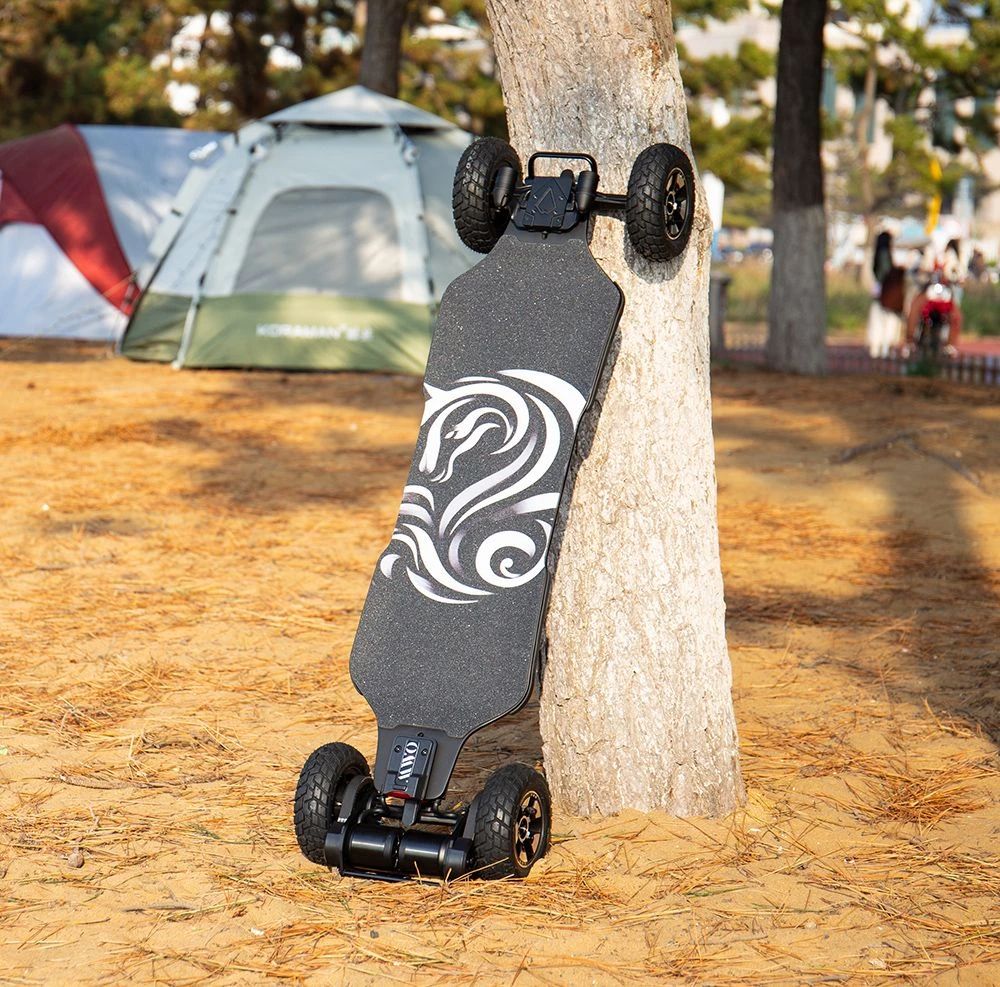 OMW Cavalry Electric Skateboard, 3500W Max Power, 43.2V 20AH Battery, 37mph Max Speed, 34 miles Range - MM-Medium Flex