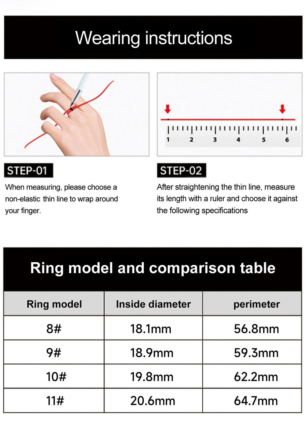 S1 Smart Ring, 24/7 Health Tracker, Heart Rate Body Blood Oxygen Sleep Monitoring, 5ATM Waterproof, 5-7 Days Battery Life - 10# (Inside Diameter 19.8mm), Black