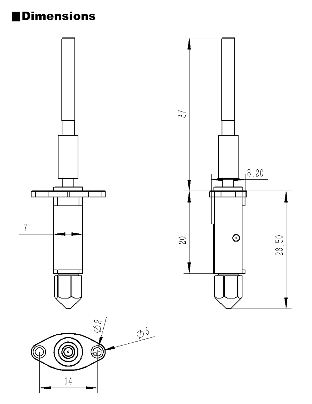 Trianglelab CHCB-OTC Updated Hotend, PT1000 Thermistor, 0.4mm CR6-SE Brass Nozzle, for Creality K1C/K1/K1 MAX (2024 Version)