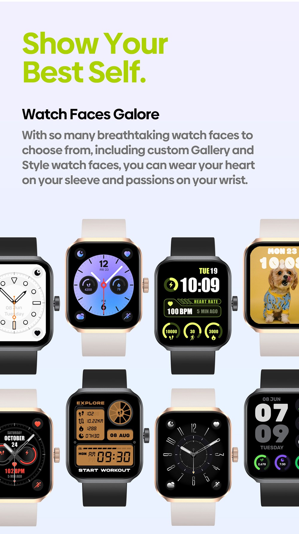 Zeblaze Beyond 3 Plus Smartwatch, 1.78'' AMOLED Screen, Health Monitoring, GPS Positioning, Bluetooth Calling, 60+ Workout Modes, 3ATM Waterproof - Golden