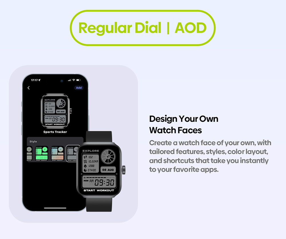 Zeblaze Beyond 3 Plus Smartwatch, 1.78'' AMOLED Screen, Health Monitoring, GPS Positioning, Bluetooth Calling, 60+ Workout Modes, 3ATM Waterproof - Golden