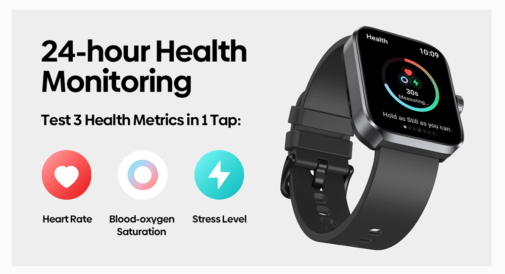 Zeblaze Beyond 3 Plus Smartwatch, 1.78'' AMOLED Screen, Health Monitoring, GPS Positioning, Bluetooth Calling, 60+ Workout Modes, 3ATM Waterproof - Golden