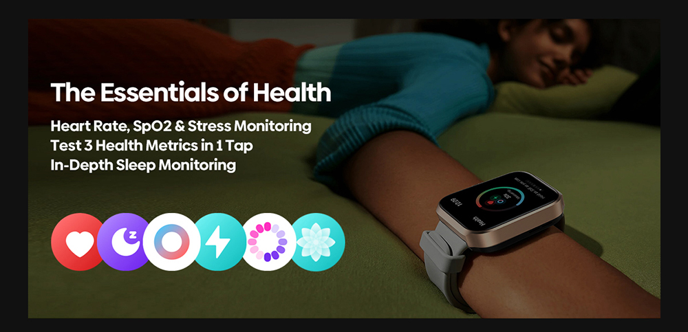 Zeblaze Beyond 3 Plus Smartwatch, 1.78'' AMOLED Screen, Health Monitoring, GPS Positioning, Bluetooth Calling, 60+ Workout Modes, 3ATM Waterproof - Golden