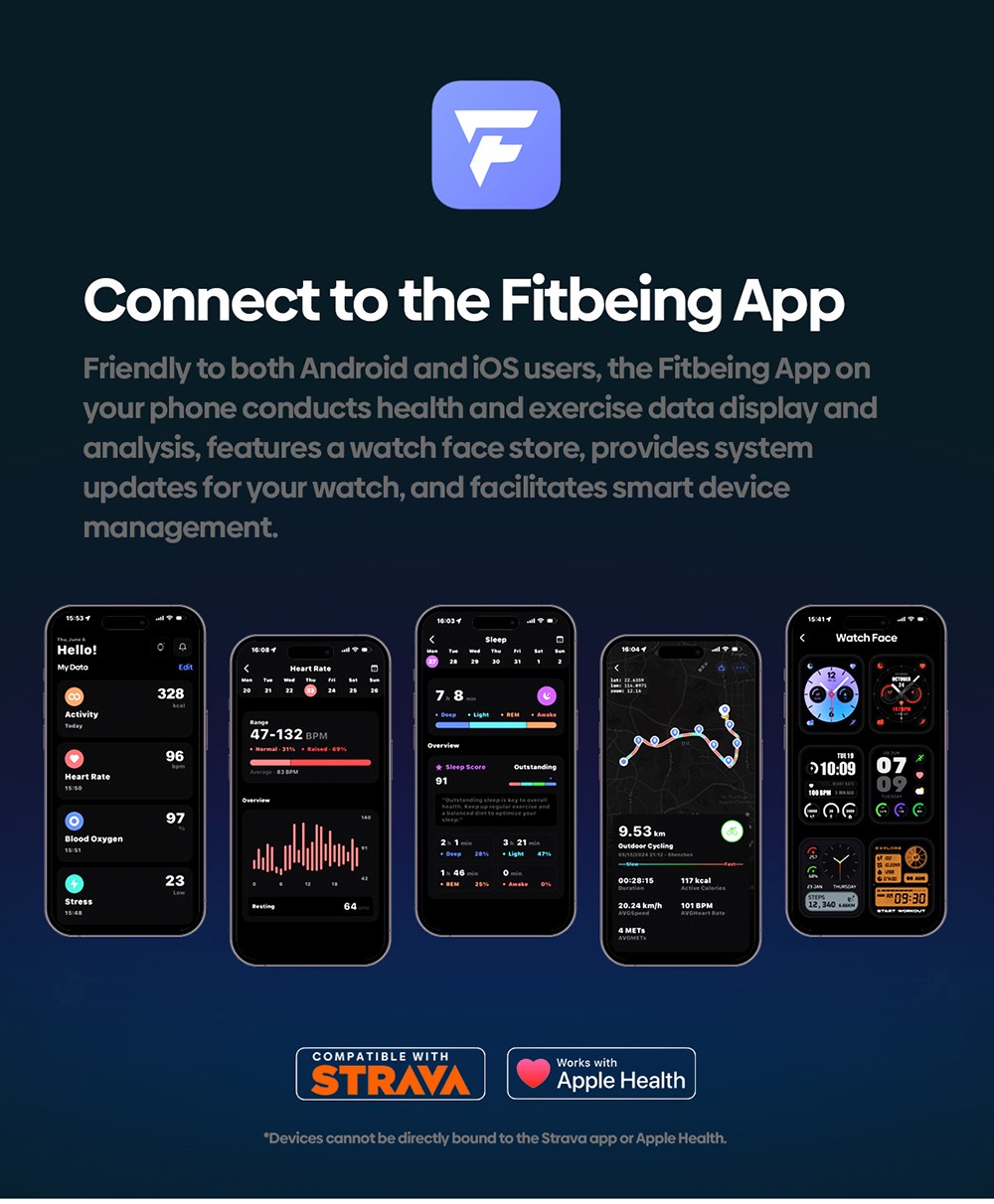 Zeblaze Beyond 3 Plus Smartwatch, 1.78'' AMOLED Screen, Health Monitoring, GPS Positioning, Bluetooth Calling, 60+ Workout Modes, 3ATM Waterproof - Golden