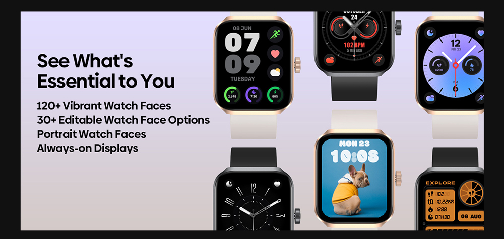 Zeblaze Beyond 3 Plus Smartwatch, 1.78'' AMOLED Screen, Health Monitoring, GPS Positioning, Bluetooth Calling, 60+ Workout Modes, 3ATM Waterproof - Golden