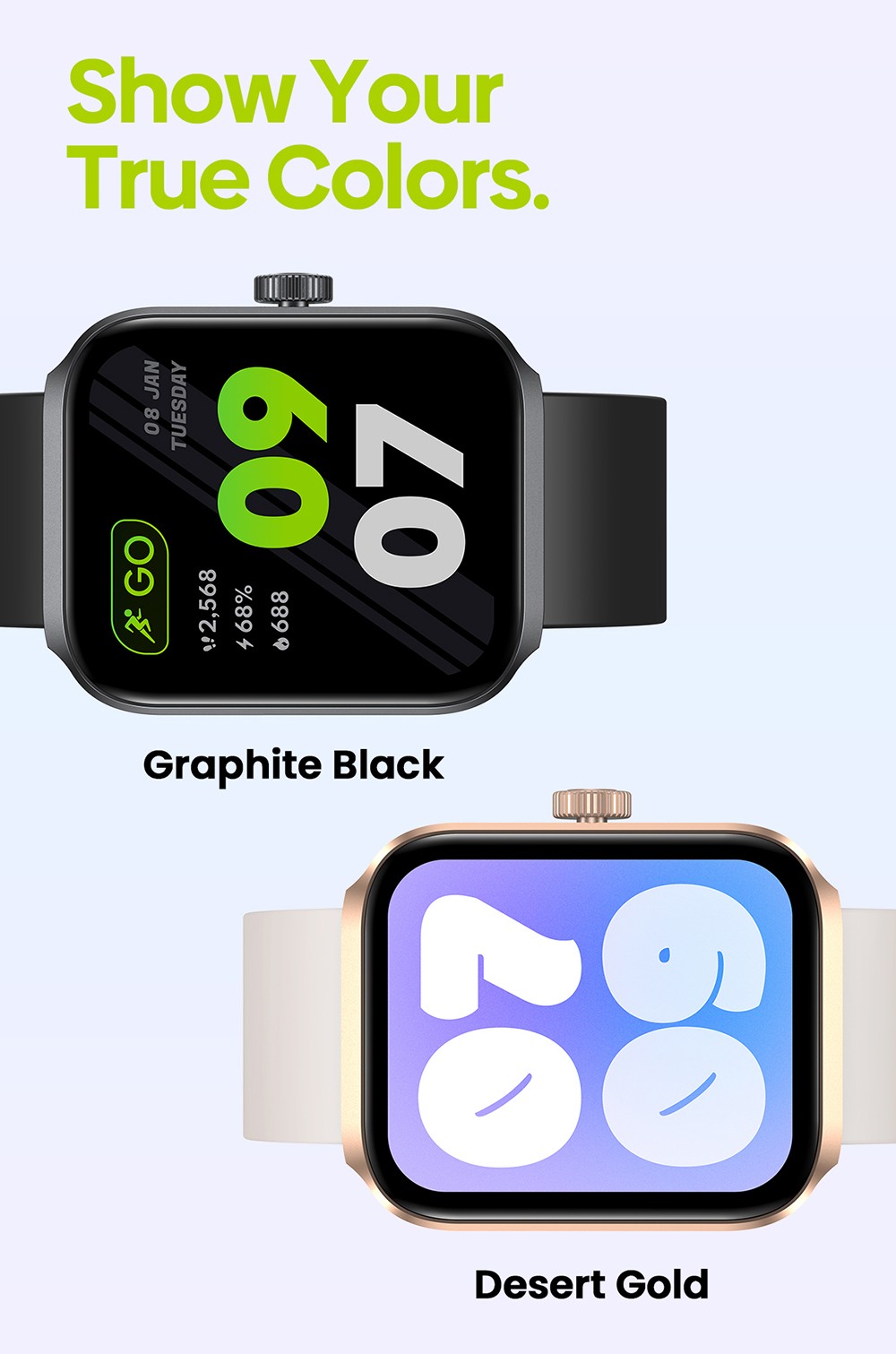 Zeblaze Beyond 3 Plus Smartwatch, 1.78'' AMOLED Screen, Health Monitoring, GPS Positioning, Bluetooth Calling, 60+ Workout Modes, 3ATM Waterproof - Golden