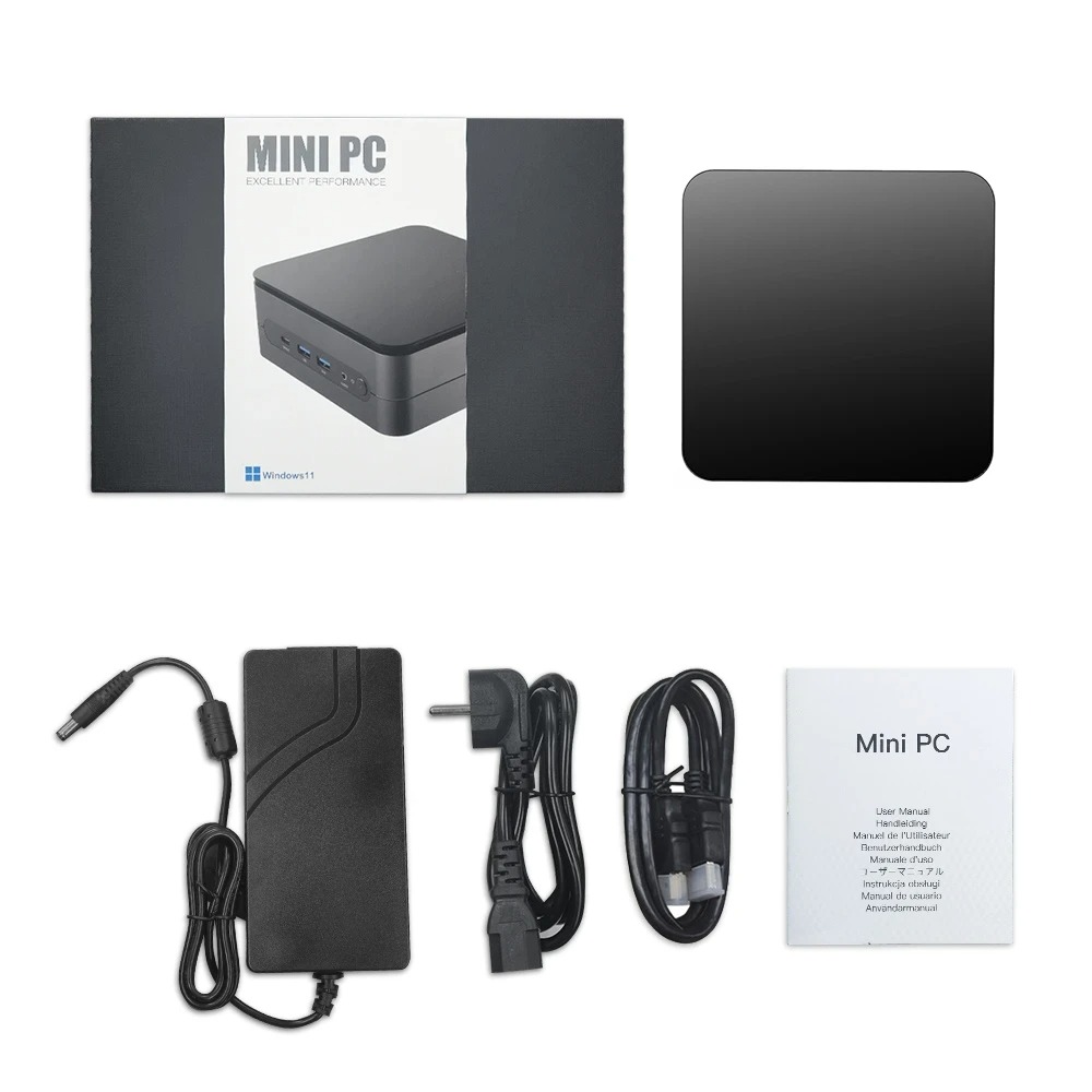OUVIS F1T Mini PC, Intel Core i9-11900H 8 Core Up to 4.90GHz, 16GB DDR4 3200MHz RAM 1TB NVMe SSD, 2xHDMI2.0 1xType-C 4K@60Hz Triple Display, WiFi 6 Bluetooth 5.2, 4xUSB3.2, 1Gbps RJ45 LAN, 3.5mm Audio Out, Desktop Computer Small PC for Business Home