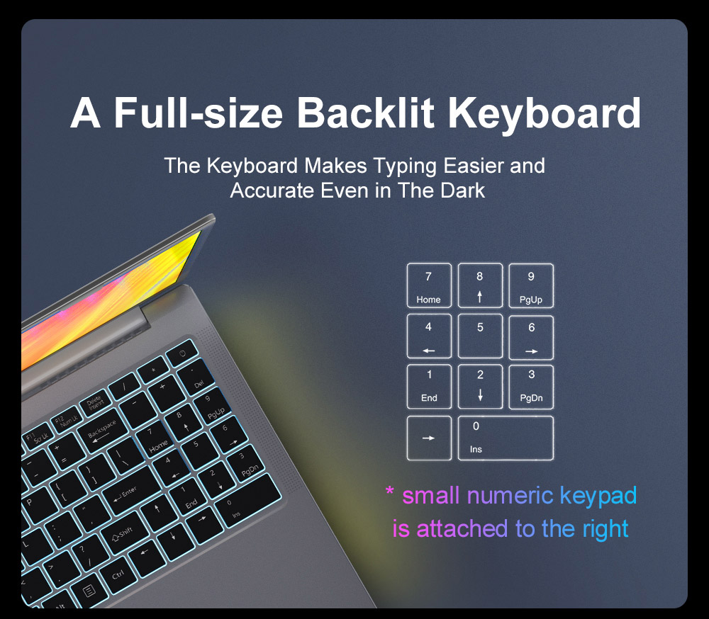 Ninkear N16 Pro Laptop, 16'' 2560*1600 IPS-Bildschirm, 165Hz Bildwiederholfrequenz, Intel Core i7-13620H 10 Kerne Max 4,9GHz, 32GB RAM 1TB SSD, WiFi 6 Bluetooth 5.0, 1*USB2.0 2*USB3.0 1* Vollfunktionaler Typ-C 1*HDMI 1*RJ45, 65W Typ-C Aufladen, Gesichtsentsperrung