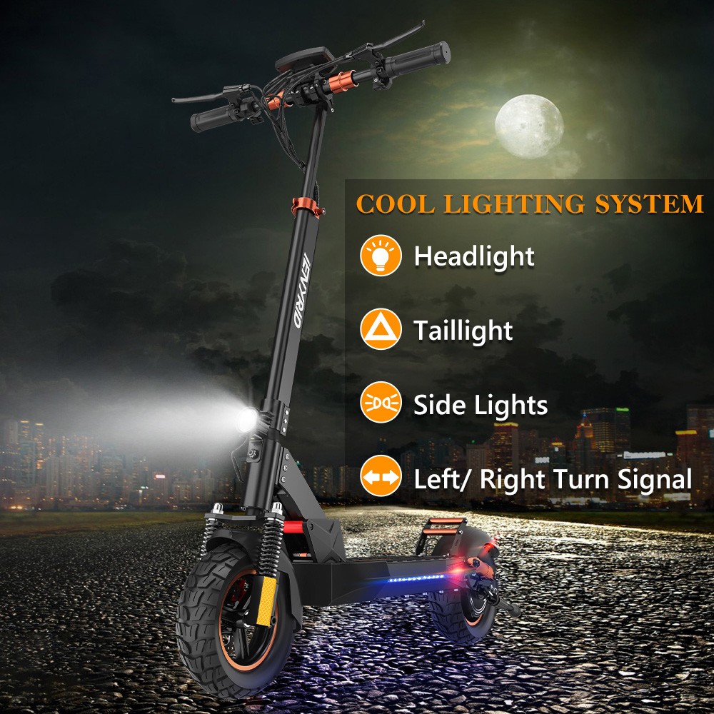 iENYRID M4 Pro S+ MAX Electric Scooter 10 Inch Off-Road Pneumatic Tires 800W Motor 45Km/h Max Speed 48V 20Ah Battery 75KM Range 150KG Max Load Dual Disc Brakes Detachable seat IPX4 Waterproof