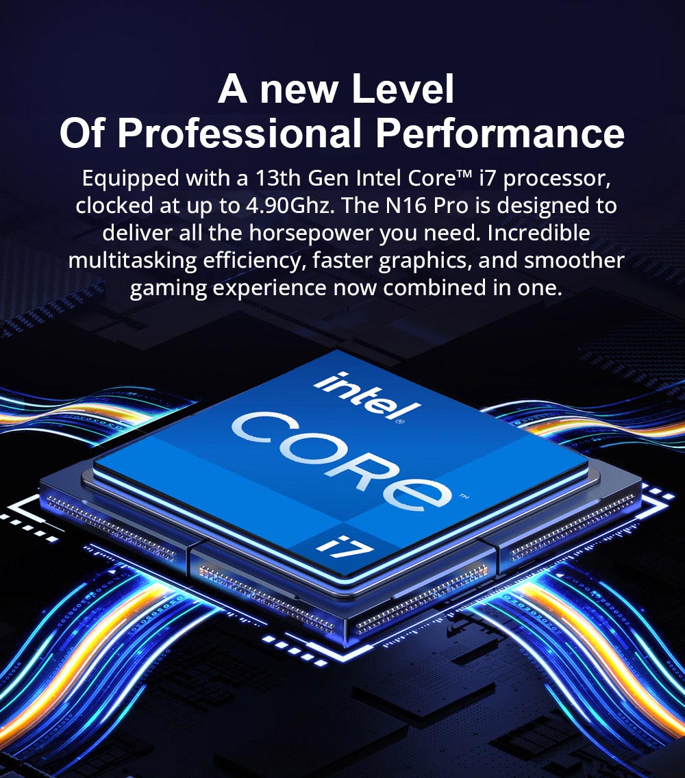 Ninkear N16 Pro Laptop, 16'' 2560*1600 IPS-Bildschirm, 165Hz Bildwiederholfrequenz, Intel Core i7-13620H 10 Kerne Max 4,9GHz, 32GB RAM 1TB SSD, WiFi 6 Bluetooth 5.0, 1*USB2.0 2*USB3.0 1* Vollfunktionaler Typ-C 1*HDMI 1*RJ45, 65W Typ-C Aufladen, Gesichtsentsperrung