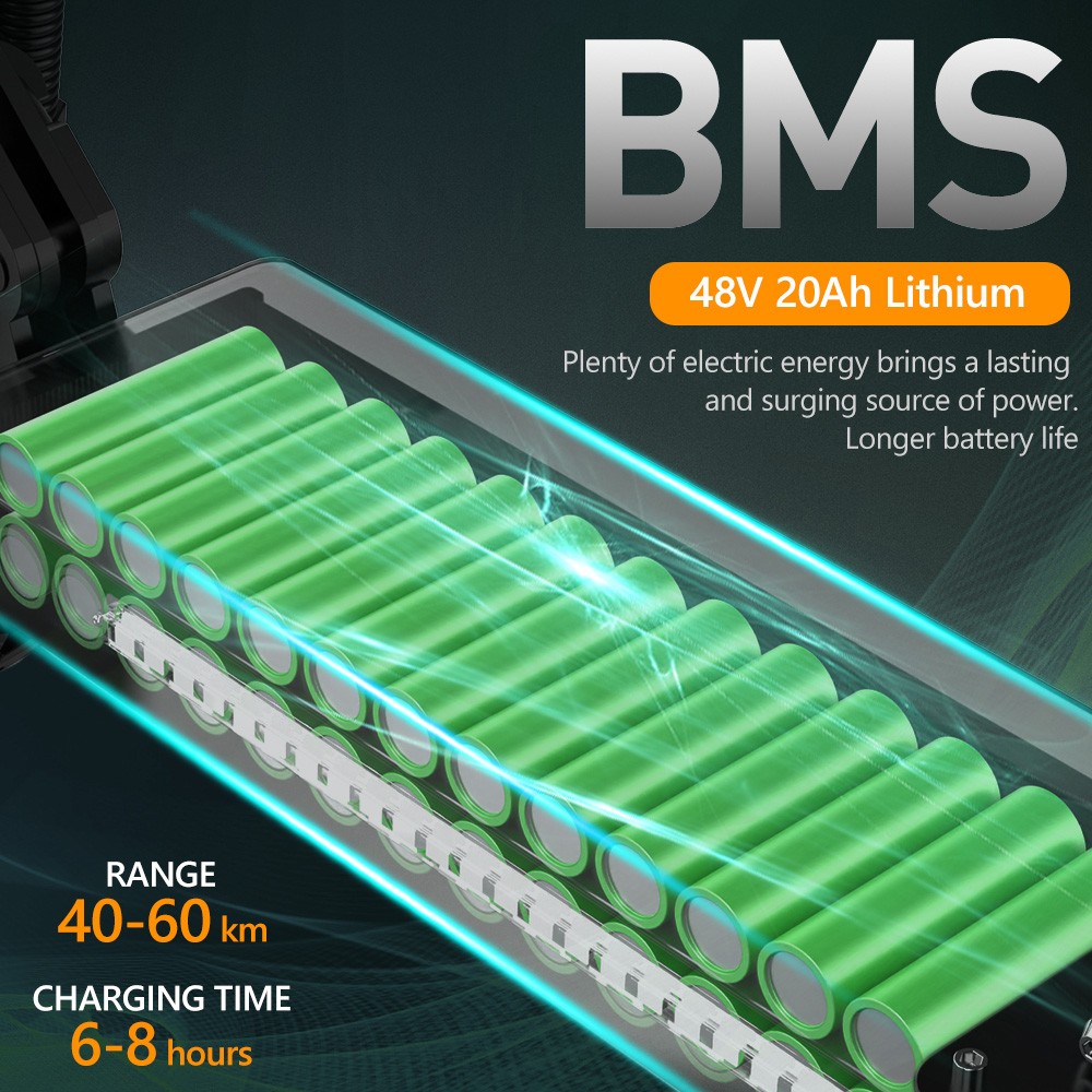 iENYRID M4 Pro S+ MAX Electric Scooter 10 Inch Off-Road Pneumatic Tires 800W Motor 45Km/h Max Speed 48V 20Ah Battery 75KM Range 150KG Max Load Dual Disc Brakes Detachable seat IPX4 Waterproof